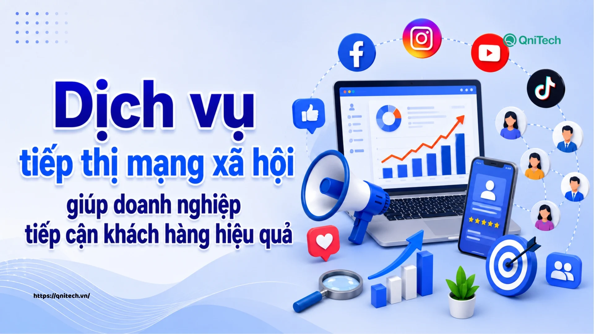 Dịch vụ tiếp thị mạng xã hội giúp doanh nghiệp tiếp cận khách hàng hiệu quả