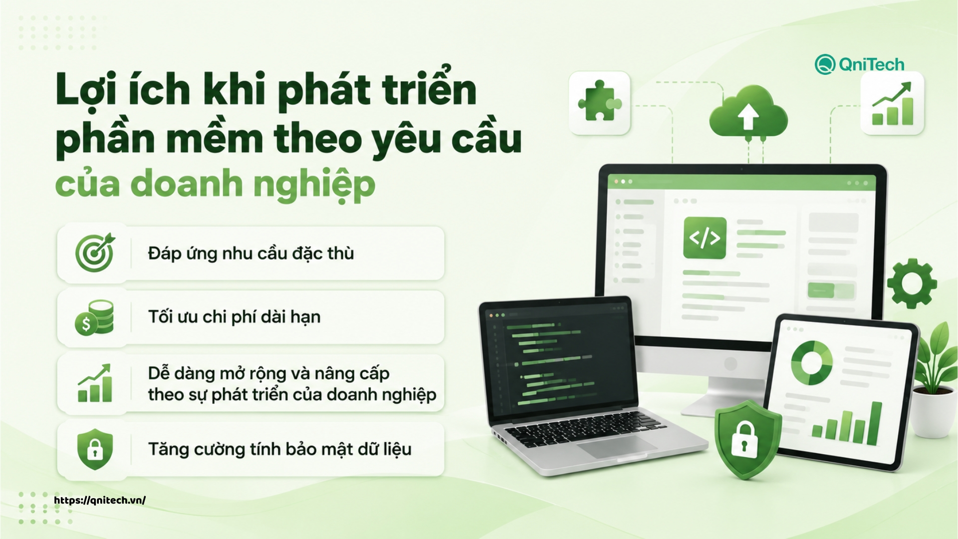 Lợi ích khi phát triển phần mềm theo yêu cầu