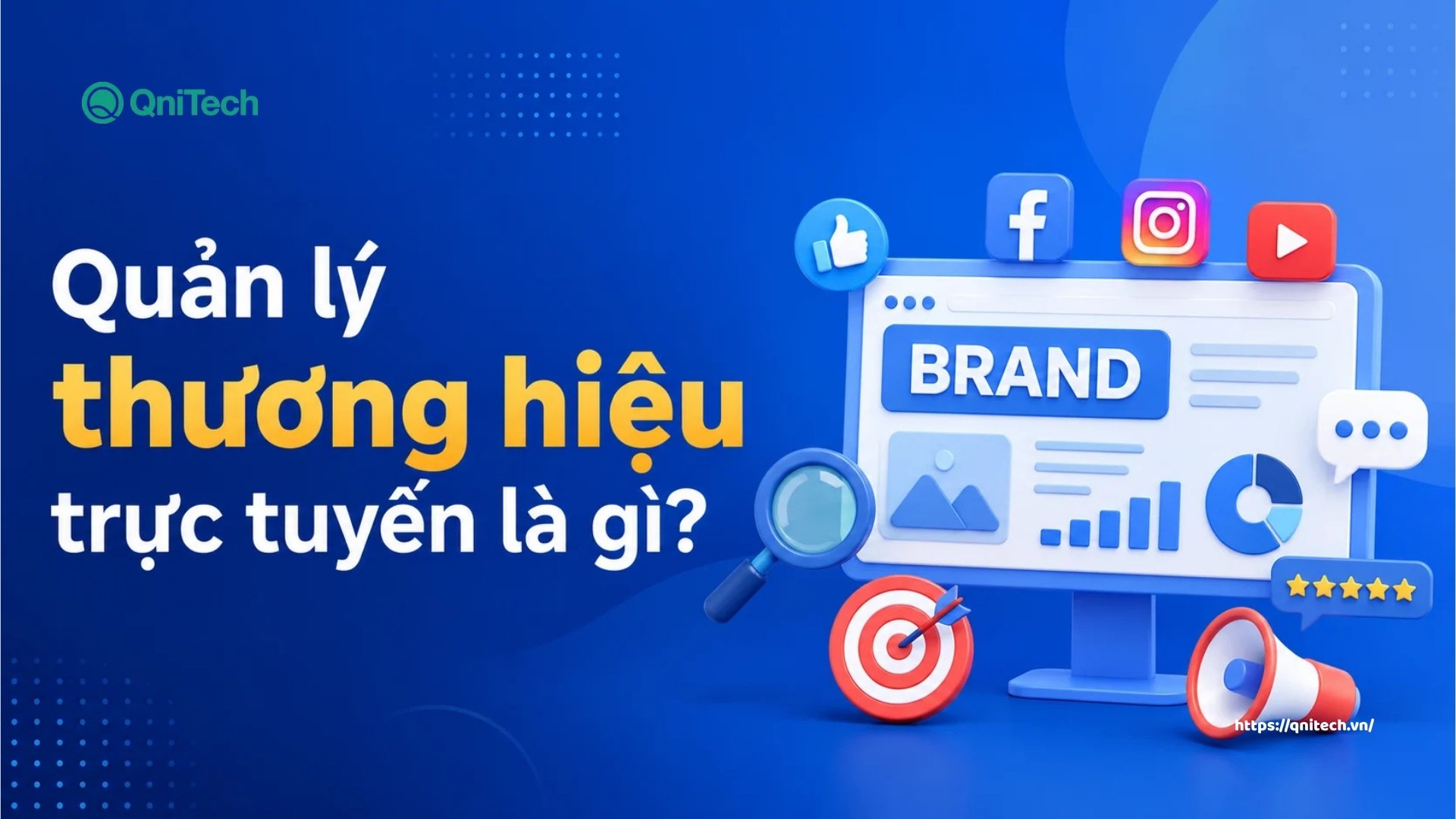 quản lý thương hiệu trực tuyến là gì