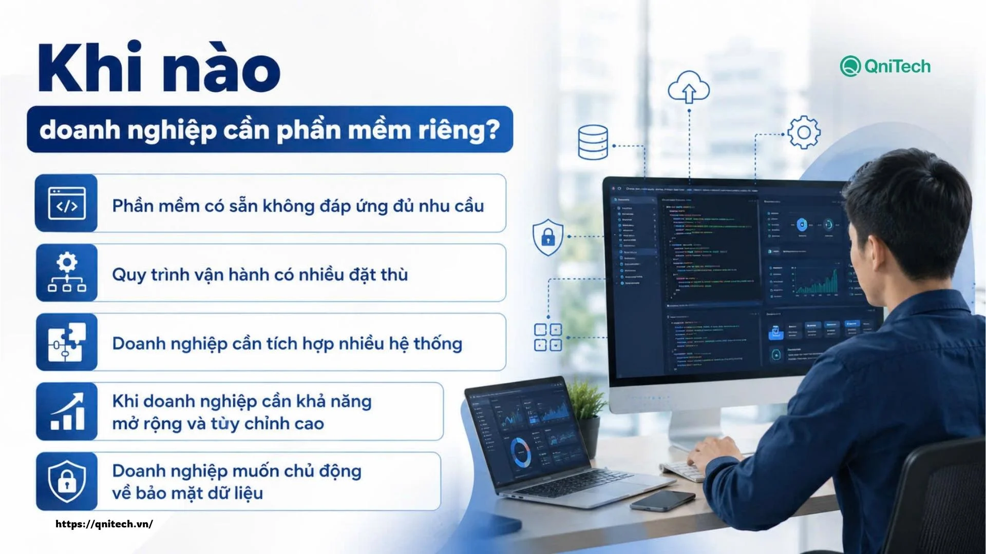 Khi nào doanh nghiệp cần phần mềm riêng