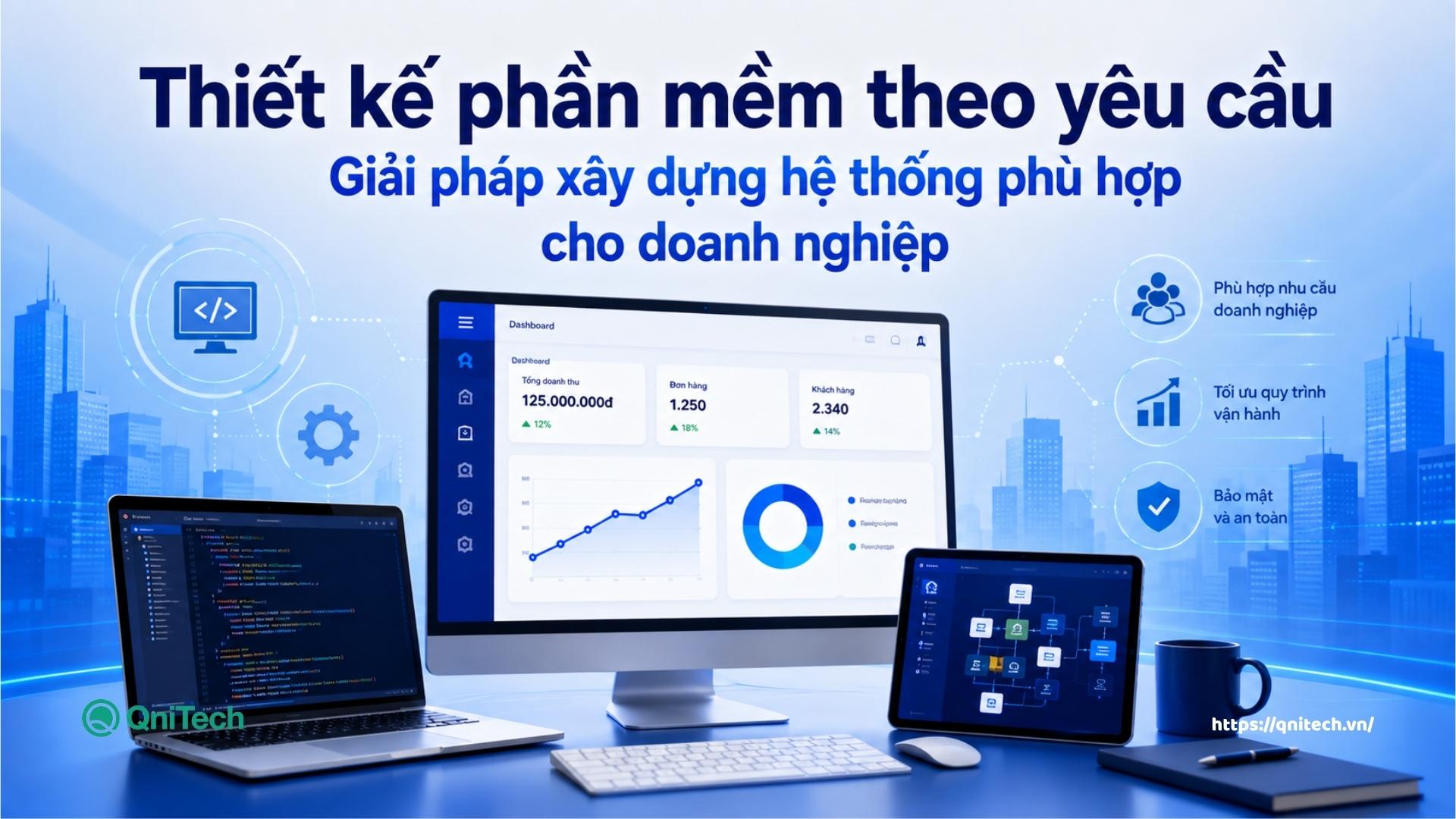 Thiết kế phần mềm theo yêu cầu, giải pháp xây dựng hệ thống phù hợp cho doanh nghiệp Thiết kế phần mềm theo yêu cầu, giải pháp xây dựng hệ thống phù hợp cho doanh nghiệp