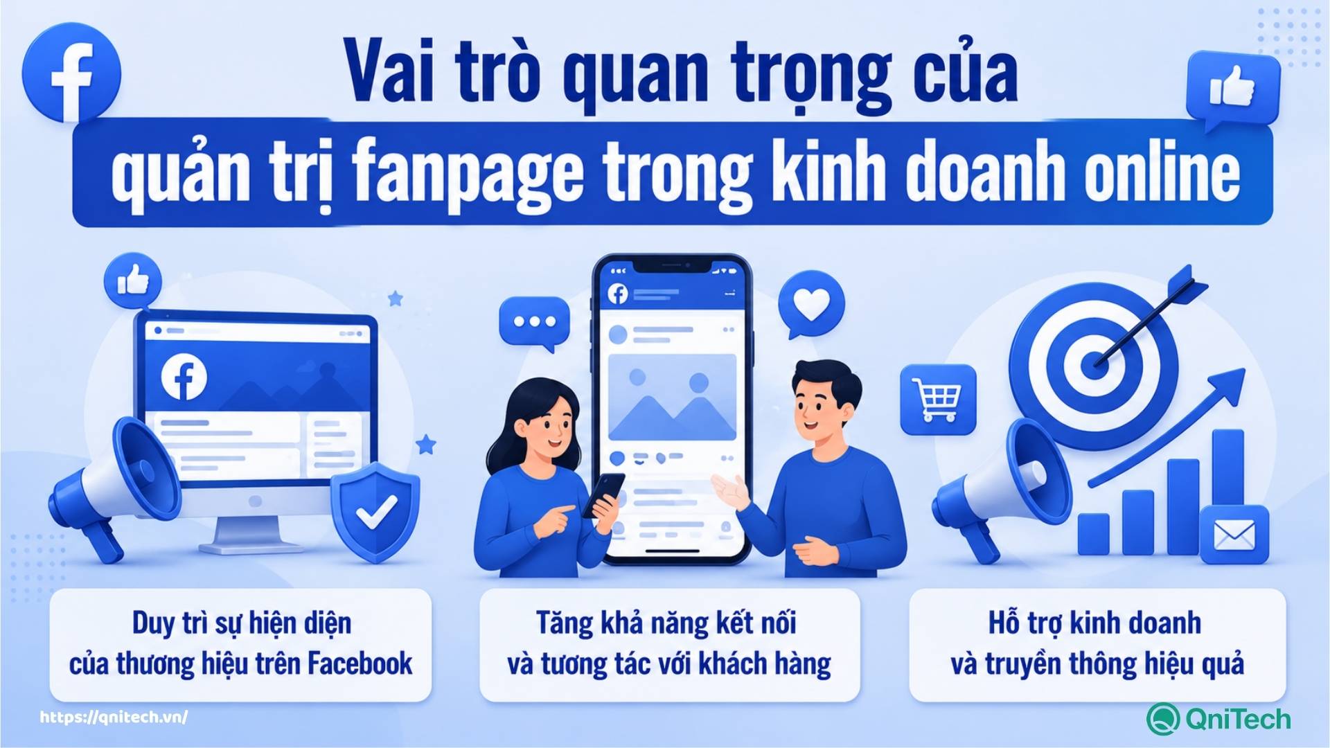 Vai trò quan trọng của quản trị fanpage trong kinh doanh online