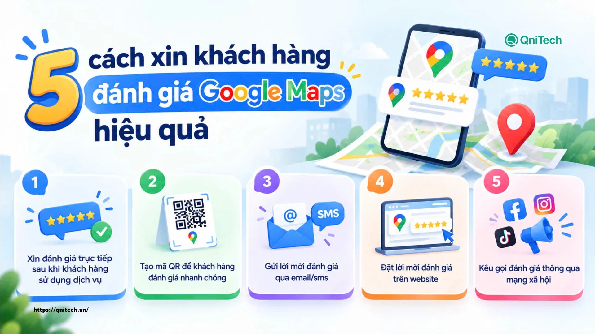 5 cách xin khách hàng đánh giá Google Maps hiệu quả