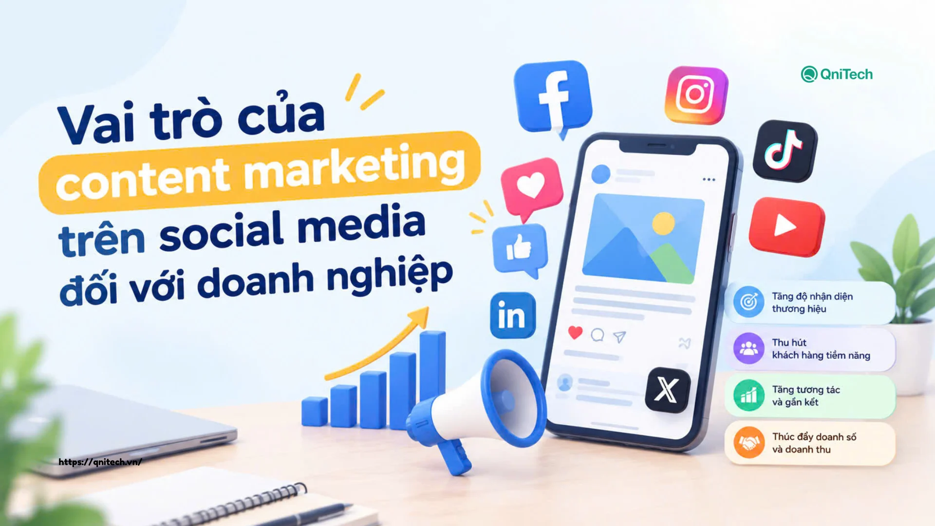 Vai trò của content marketing trên social media đối với doanh nghiệp