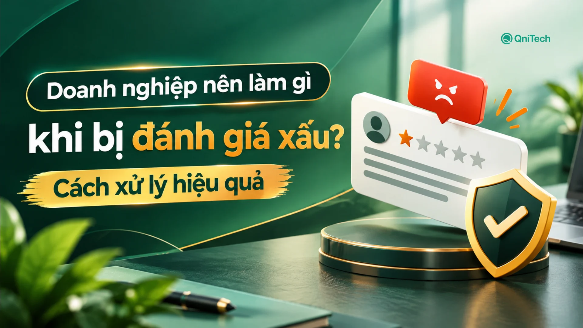 Doanh nghiệp nên làm gì khi bị đánh giá xấu? Cách xử lý hiệu quả