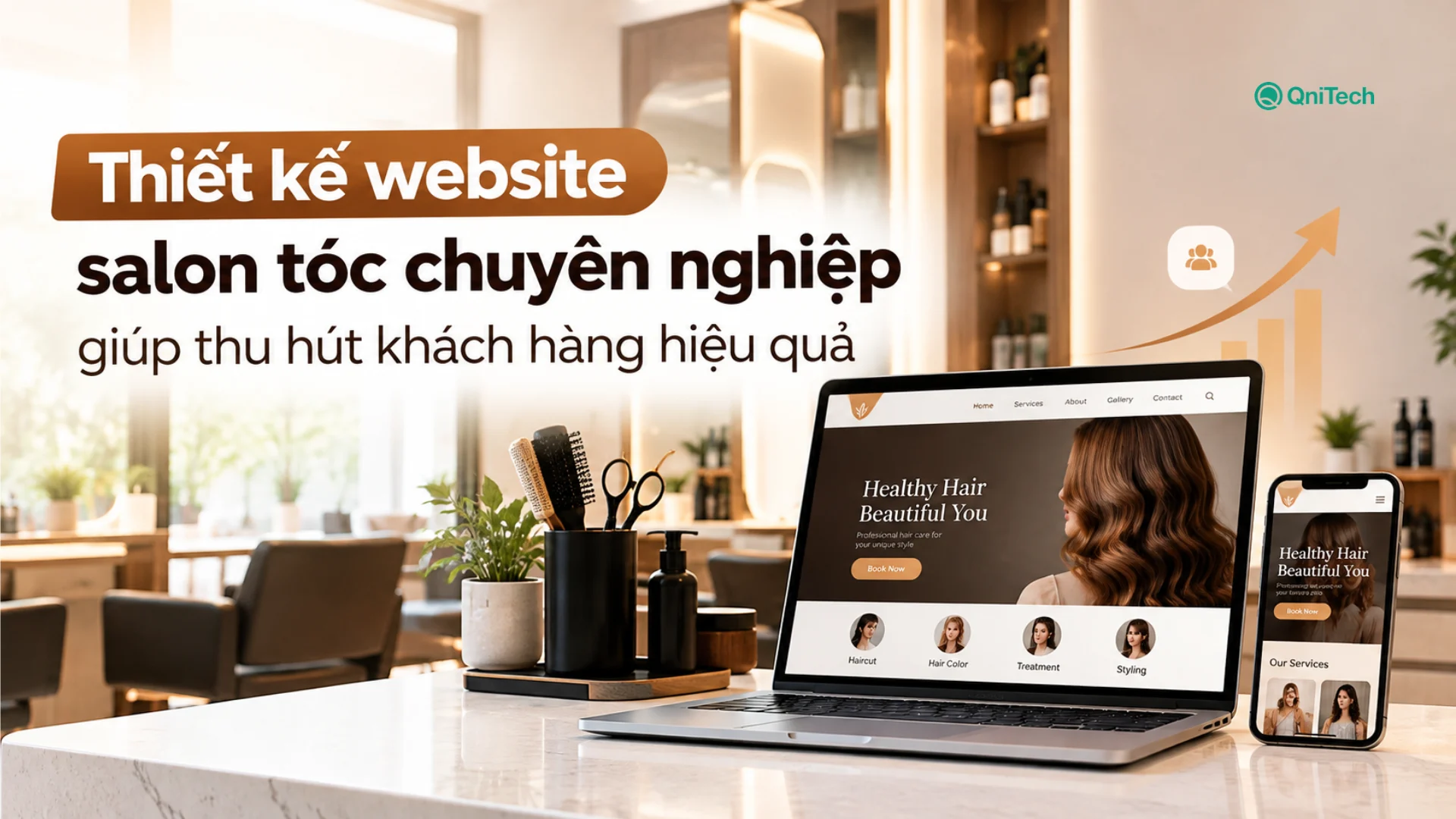 Thiết kế website salon tóc chuyên nghiệp giúp thu hút khách hàng hiệu quả